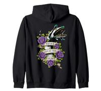 Beetlejuice Never Trust the Living Tattoo Sandworm Zip Hoodie