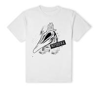 Beetlejuice Official Adam Monster T-Shirt - White | Size: Medium Beetlejuice White M