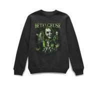 Beetlejuice Official Ghost With The Most Sweatshirt - Black | Size: Small Beetlejuice Black S