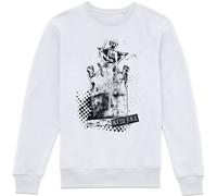 Beetlejuice Official Here Lies Betelgeuse Sweatshirt in White | Size: 2XL Beetlejuice White 2XL