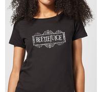 Beetlejuice Official Logo Women's T-Shirt in Black | Size: 2XL Beetlejuice Black 2XL