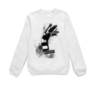 Beetlejuice Official Sandworm Attack Sweatshirt - White | Size: Small Beetlejuice White S