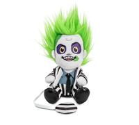 Beetlejuice Officially Licensed Movie Collectible Plush Stuffie - 7.5" Phunny Plush, Beetlejuice (1988) in Striped Suit Shoulder