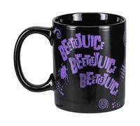 Beetlejuice Paladone Heat Changing Mug - Officially Licensed Merchandise Gift for Retro Horror Movie Fans, Nostalgic Ceramic Drinkware, 80's Movie Collectors Cup, 300ml (10 fl oz)