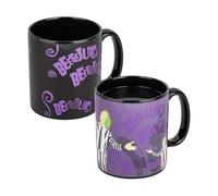 Beetlejuice Paladone XL Heat Changing Mug - Officially Licensed Merchandise Gift for Retro Horror Movie Fans, Nostalgic Ceramic Drinkware, 80's Movie Collectors Cup, 550ml (18 fl oz)