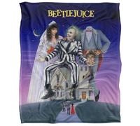 Beetlejuice Poster Silky Touch Super Soft Throw Blanket 152 X 127 cm, White