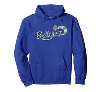 Beetlejuice Sandworm Logo Pullover Hoodie, Adult Unisex, Royal Blue, Small