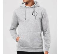 Beetlejuice Sandworm Pocket Tee Hoodie - Grey - L - Grey