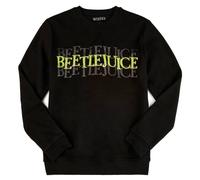Beetlejuice Say It Three Times Sweatshirt - Black | Size: 2XL Beetlejuice Black 2XL