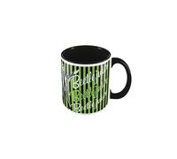Beetlejuice Showtime Inner Two Tone Mug in True Black Beetlejuice True Black