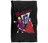 Beetlejuice Silky Wedding Bells Blanket Multicoloured (60In X 50In)