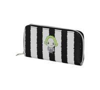 Beetlejuice Stripes-Essential Wallet, White, 19 x 10 cm