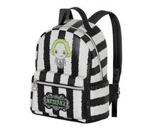 Beetlejuice Stripes-Heady Backpack, White, 24.5 x 29 cm, Capacity 8 L
