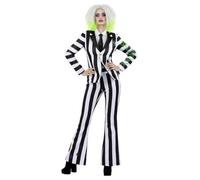 Beetlejuice Suit Fancy Dress Costume Ladies Small - UK 8-10