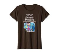Beetlejuice The Handbook for The Recently Deceased T-Shirt, Women, Brown, Medium