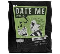 Beetlejuice Three Words Blanket Multicoloured (36In X 58In)