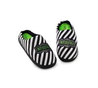 Beetlejuice Unisex Black Logo Mule Slippers - 5-6 UK