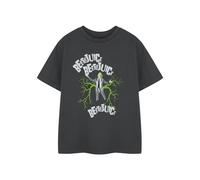 Beetlejuice Unisex Kids Grey Beetlejuice Beetlejuice Beetlejuice Short Sleeved T-Shirt - 5-6 Years