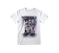 Beetlejuice Unisex M137 T-Shirt, White, M UK