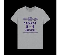 Beetlejuice Unisex Strange T-Shirt Colour: Athletic Grey, Size: XL Beetlejuice Light Grey 4XL