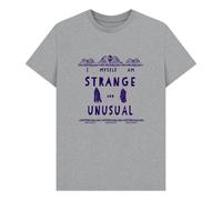 Beetlejuice Unisex Strange T-Shirt in Light Grey | Size: 4XL Beetlejuice Light Grey 4XL