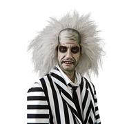 Beetlejuice Wig Adults Halloween Wig Mens Ladies Bald Cap Licensed