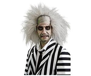 Beetlejuice Wig Men's Fancy Dress Halloween Beetle Juice Costume Movie Accessory