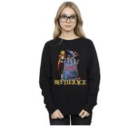 Beetlejuice Women's Here Lies Sweatshirt in Black | Size: Medium Beetlejuice Black M