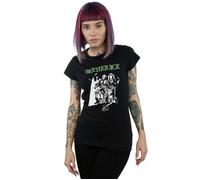 Beetlejuice Women's Mono Poster Cotton T-Shirt in Black | Size: XL Beetlejuice Black XL