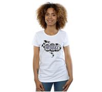 Beetlejuice Women's Sandworm Logo Cotton T-Shirt in White | Size: 2XL Beetlejuice White 2XL