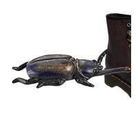 Beetles Figural Bootjack - 23cm Cast Iron Boot Puller, Vintage Shoe Remover, Heavy Duty Metal Scraper | Antique Style Cowboy Boot Jack For Work Riding Outdoor Muck Shoes Muddy Footwear