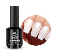 Beetles Gel Polish, 15ml Pearl White Shell Pearlescent Gel Polish - 1 Pcs, Pearl Shimmer Soak Off Gel Nail Art Manicure Salon Nail Design - DIY Home Manicure - CL616-RE