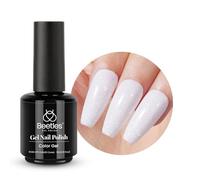 Beetles Gel Polish 15mL White Glitters Milky Sparkle Gel Manicure DIY Nail Art Gel Soak Off UV LED Nail Lamp Salon 1 Pcs