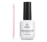 beetles Gel Polish Liquid Latex for Nails: 15ML Simple Peel off Cuticle Guard for Nail Polish Nail Art Liquid Latex Barrier Protector Manicure Cuticle Protectors with Stick Gifts for Women
