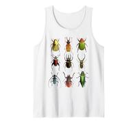 Beetles Nine Beetle Design Tank Top