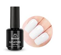 beetles White Gel Polish, 15ml All-Season French White Colour Soak Off UV Gel Nail Polish Manicure Design Gifts for Women Girls-CL803-RE