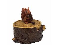Beetoo Squirrel Ashtray, Squirrel Ashtray, Creative Animal Ashtray with Lid, Garden Ashtray with Lid for Cigarette for Home and Garden(Brown)