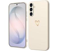 Beetop Compatible with Samsung Galaxy S26 Case Protective Silicone TPU Shockproof Mobile Phone Case Cover for Samsung Galaxy S26 - White