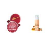 Beetroot Lip Butter (10g) & Honey Multinut Face Malai (30g) Combo | Lip Balm + Face Cream for Pigmented Lips, Dry, Peeling & Dull Skin | Desi Ghee, Raw Honey & Nut Oils | Unisex