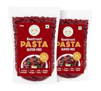 Beetroot Penne Pasta Pack of 2 - Gluten-Free, With 15% Beetroot, Source of Protein and Fibre, Fat-Free & Low Sugar - 250 gm each