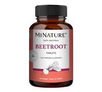 Beetroot Tablets by mi Nature | 90 Tablets, 1000 mg| Beta vulgaris | Vegan | Healthy Cardiovascular System| Energy Supplement | Enhanced Blood Flow