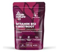 Beetroot & Vitamin B12 Complex - 9000mg Beetroot + 1000mcg Dual B12 (Methylcobalamin & Adenosylcobalamin) - Energy & Immune Support - 90 Capsules - UK Made (90)