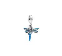 BEEUVIP Dragonfly Double Dangle Bead Charm 925 Sterling Silver Bead for Charm Bracelets and Necklaces, Jewellery Gifts Women