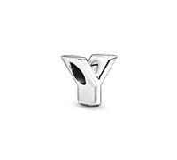 BEEUVIP Initial Charms Fits Pandora Bracelet S925 Sterling Silver Letter Charms for Bracelets Alphabet Y Letters Bead Bracelet for Women Birthday Ceremony Charm Bracelets Necklace Pendent Anklet