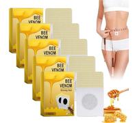 Beeve-nom Slimming Patches,Bee Ve-nom Lymphatic Drainage Slimming Patch,Bee Ve-nom Lymphatic Patches,Body Curves Body Shaping Stickers (5Box)