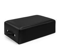 Beeveer Pilates Sitting Box 26 x 15 x 9.5 Inch Pilates Equipment Pilates Accessories Pilates Box for Reformer Body Stamina Stretching Balance Exercise Workout(Black)