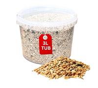 Beewarm Premium Wild Bird Food 3L Tub - Mix Seeds for Garden Birds - High Energy Wild Food, Bird Feed For All Species (3L Tub, Mix Seeds)