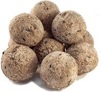 Beewarm Premium Wild Bird Food - Fat Balls for Birds - High Energy, No Mess Bird Feed (100 Fat balls)