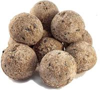 Beewarm Premium Wild Bird Food - Fat Balls for Garden Birds - High Energy, No Mess Bird Feed (3L Bag, Fat Balls)