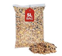 Beewarm Premium Wild Bird Food - Mix Seeds for Garden Birds - High Energy, Bird Feed (5L Bag, Mix Seeds)